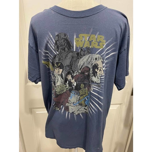Vintage Blue T-Shirt Y2K Star Wars - Picture 2 of 6